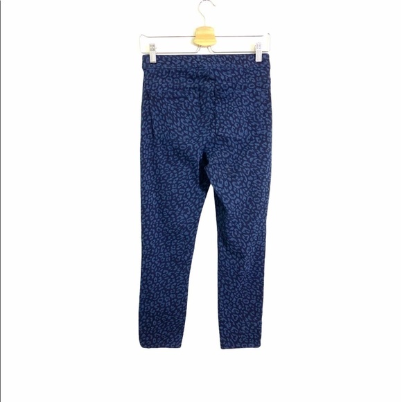 Spanx Jean-ish leggings blue black leopard ankle - Picture 5 of 9